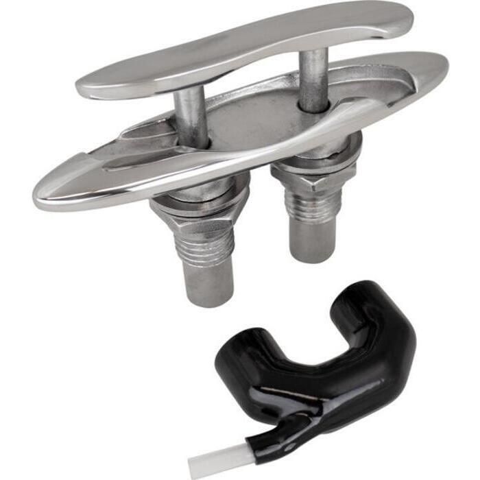Sea Dog 041304-1 SeaDog S Style Pull Up Cleat | 316 Cast Stainless Steel