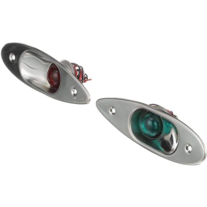 Seachoice 5151 Corrosion-Resistant SS Side Light, Boat Navigation, Flush Mount