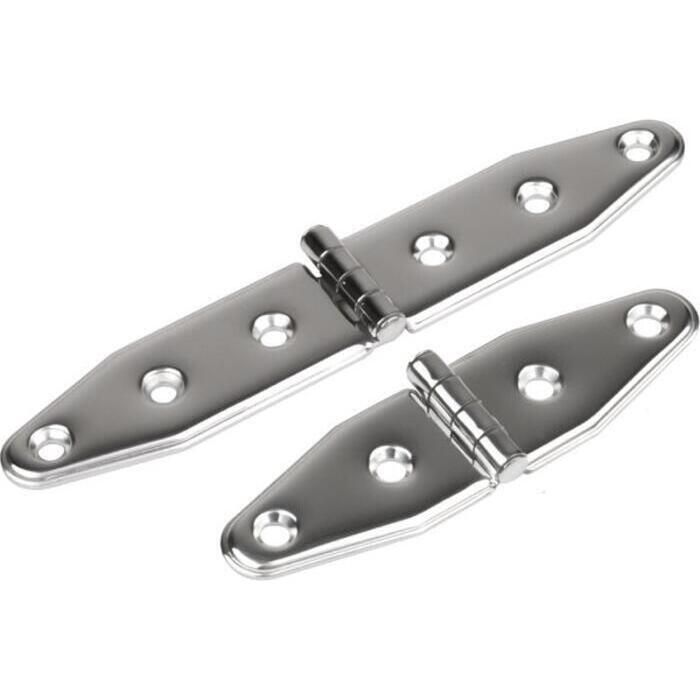 Sea Dog 201134-1 Stainless Strap Hinge 4-1/8", Pair