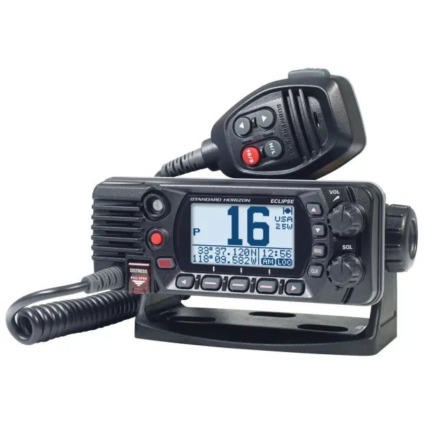 Standard Horizon GX1410B Eclipse Series 25W Fixed Mount VHF - Black