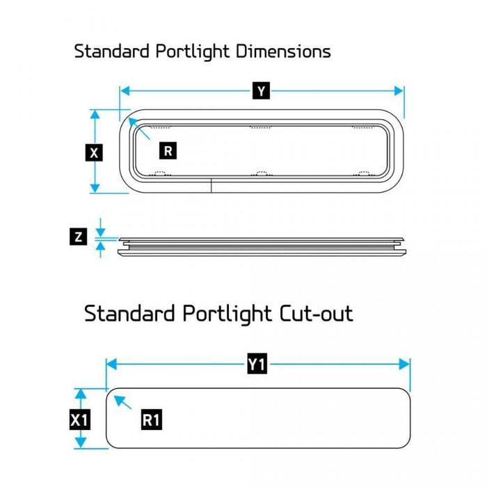 Lewmar 393180200 Standard Portlight