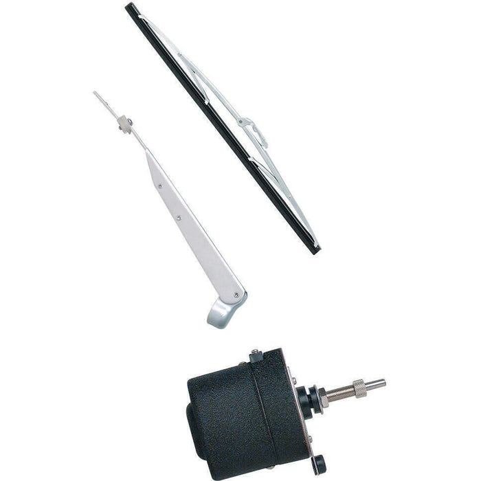 Marinco 32000 STD Wiper Kit 12V (Includes Motor, 11.5" S/S Curved Blade & Adj. S/S Arm)