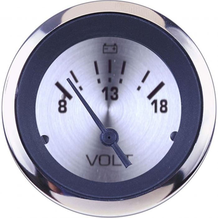 Sierra 63478P Sterling Series 2" Stainless Steel 8-18 VAC Voltmeter Gauge