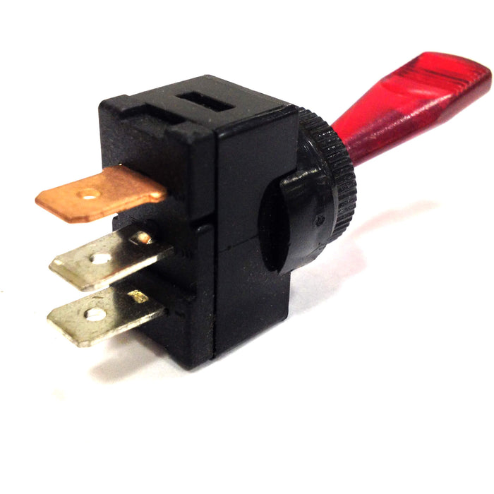 Sierra TG21360 2 Position Duckbill Lighted Toggle Swtch, Red