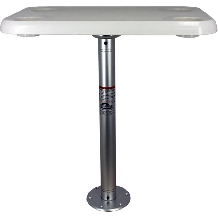 Springfield 1690207 Dock Edge Stowable Table Package, Rectangular Tabletop