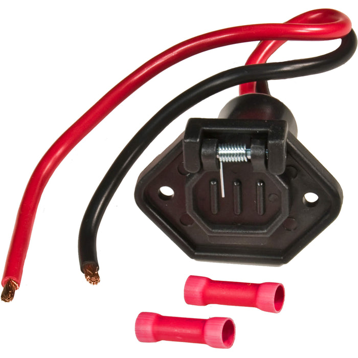 Sierra WH10520-1 Male Boat SideTrolling Motor Plug 8Ga 12V 2 Wire