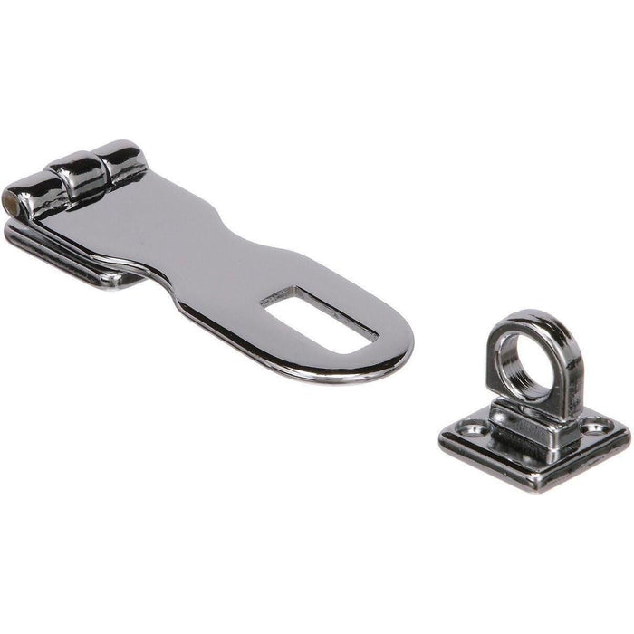 Seachoice 37101 Chrome Plated Zinc Swivel Eye Hasp 3"