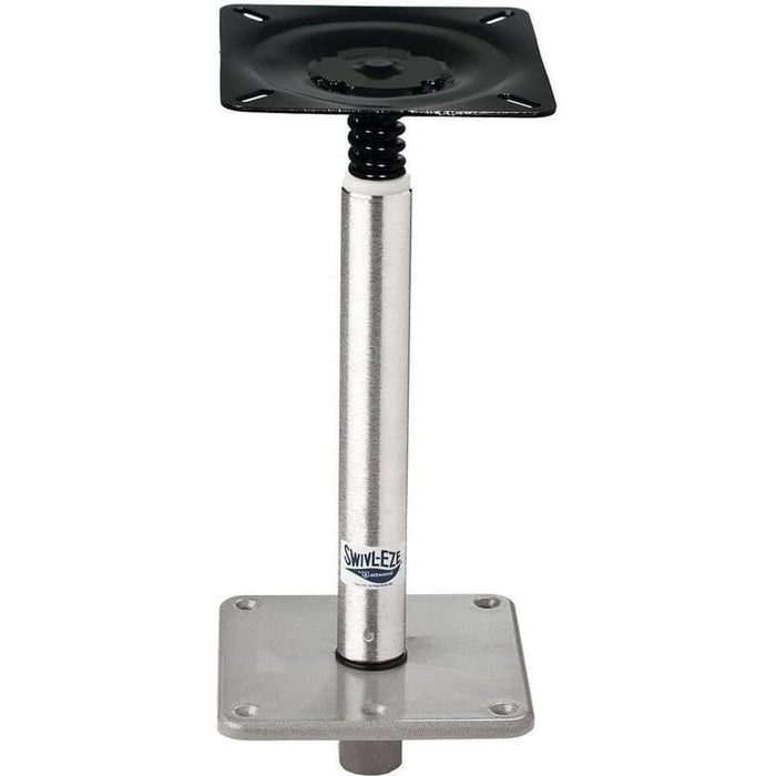 Attwood 97750-7 SwivlEze 075 Pedestal Kit Includes Seat Mount, Post & 7" x 7" Base