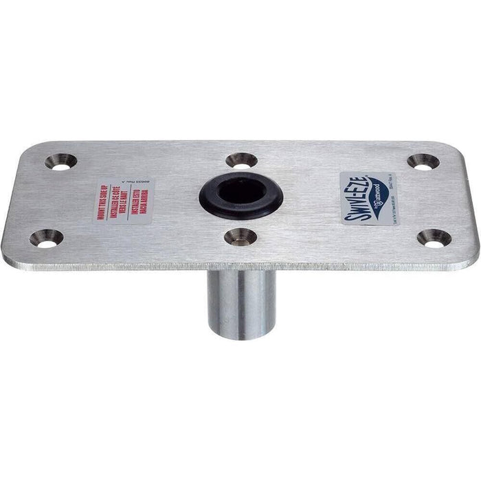 Attwood SP-64839 Lock-N-Pin Base Plate 4" X 8"