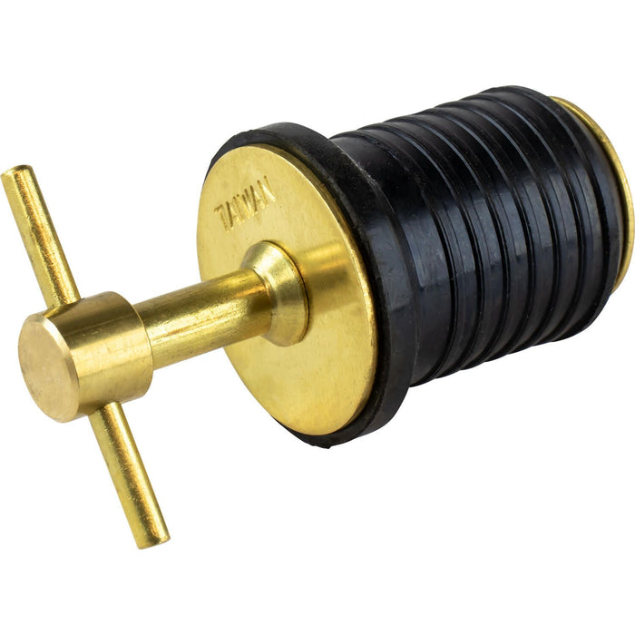 Sea Dog 520080-1 Seadog Brass Tee Handle Drain Plug, 1"