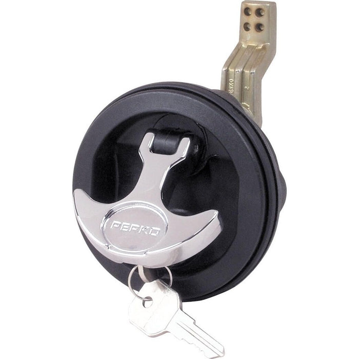 Perko 1091DP4BLK T Handle Flush Lock, Black