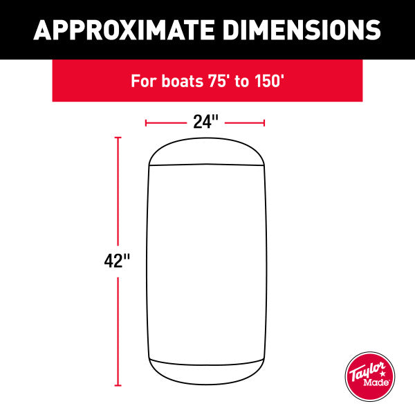 Taylor Made Super Duty Inflatable Yacht Fenders - Ultimate Protection for Your Vessel