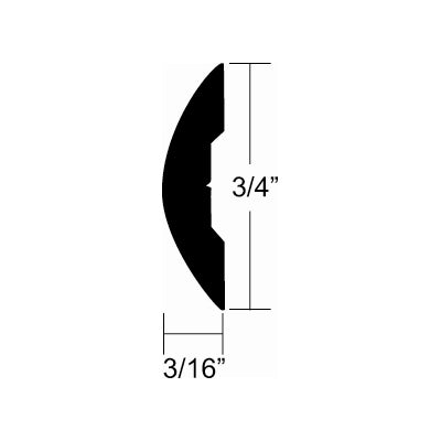 Moldura en ángulo para tacos, 1" X 1" 12 FT de longitud