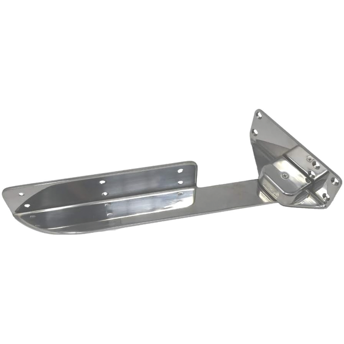 Taco Metals H25-0048 TACO Command Ratchet Hinge 18-1/2" 316 SS Polished w/Hard, Stop