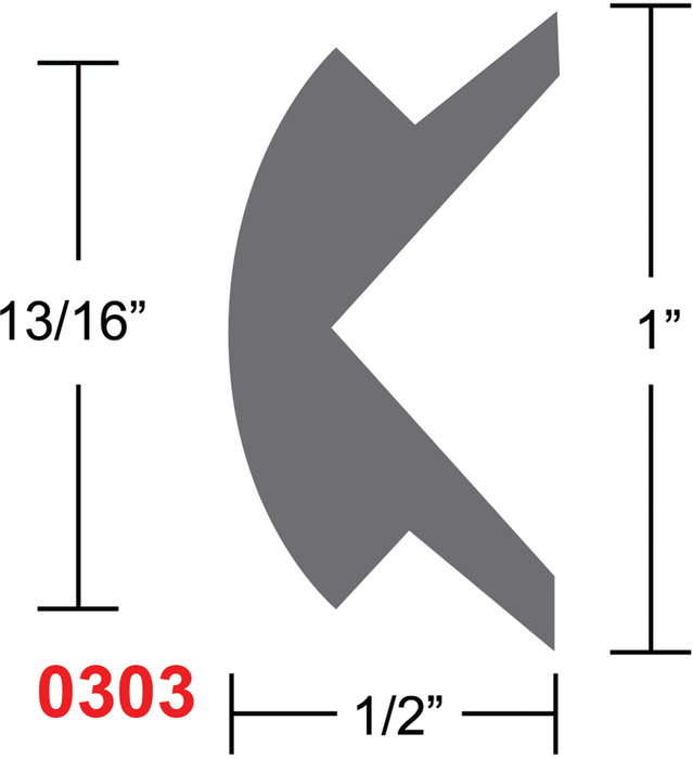 Taco Metals V12-0303WHC50-1 Taco Flexible Vinyl Insert, 50' White