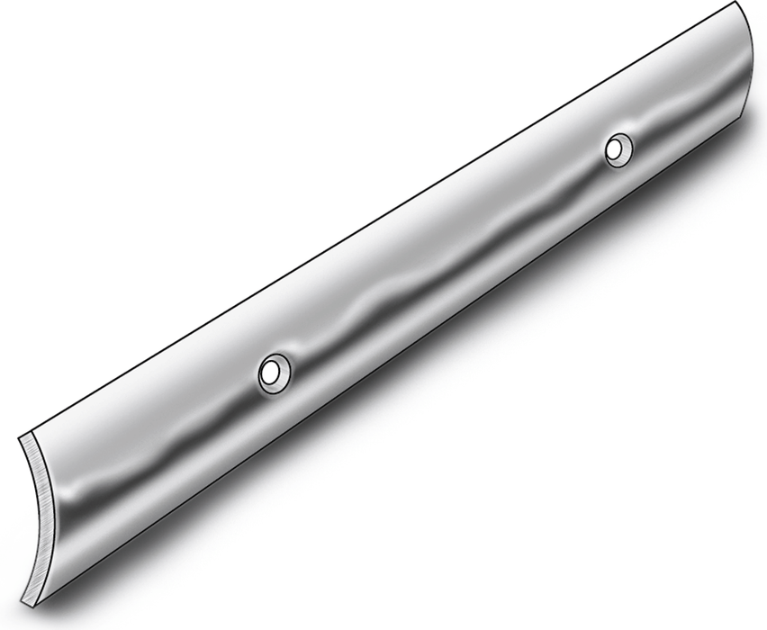 Taco Metals S11-4500P12 Taco SS Hollow Back Rub Rail 1/2" X 12' Hb