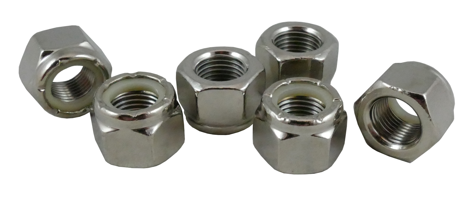 SeaStar HF6008 1/2" NF Nylon Brass Nuts, 6/sets