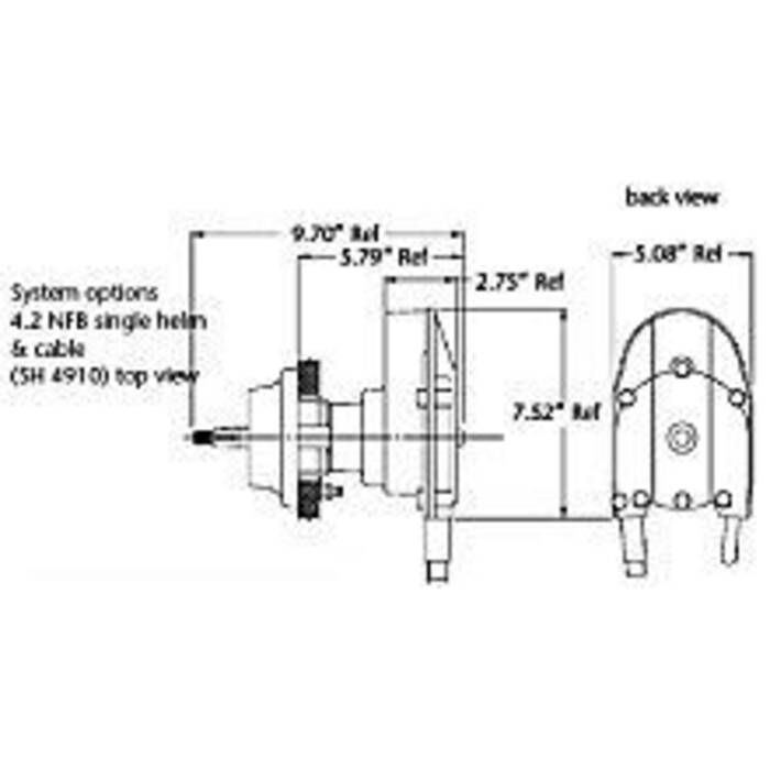 Dometic SS14710 No Feedback 4.2 Rotary Steering Kit