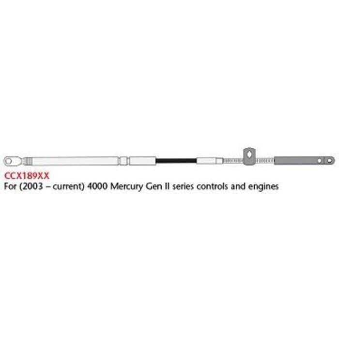 SeaStar CCX18921 TFXtreme Gen II Mercury Control Cable