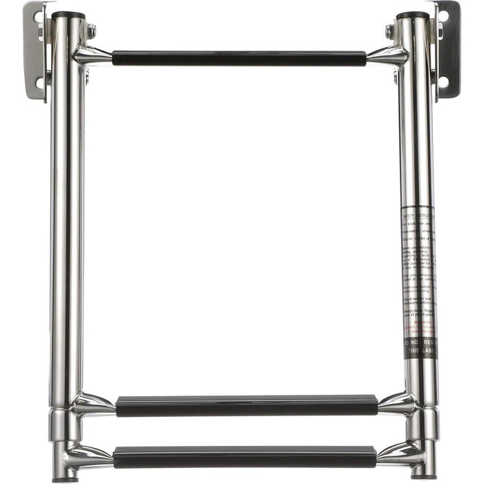 Seachoice 71221 Telescoping Transom Mount Stainless Steel 3-Step Ladder