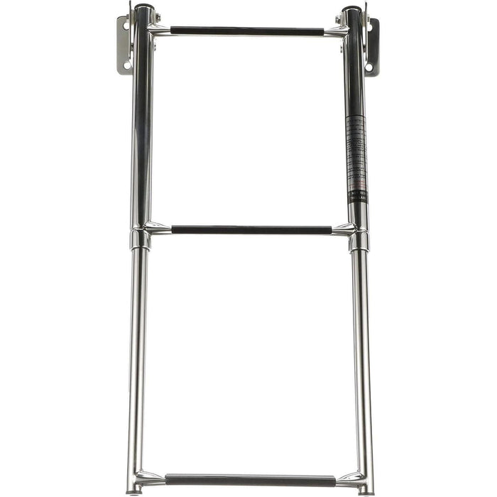 Seachoice 71221 Telescoping Transom Mount Stainless Steel 3-Step Ladder