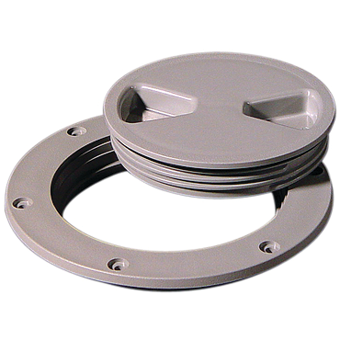 Tempress 43390 Screw Out Deck Plate, 8" White