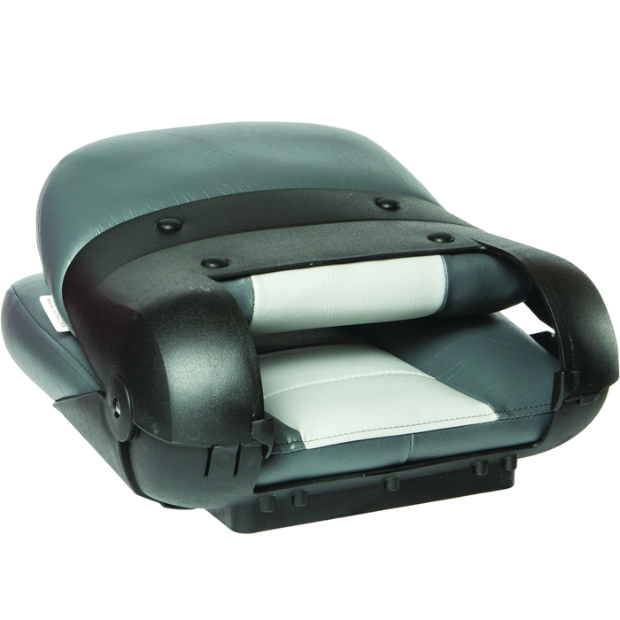 Tempress 54675 Navistyle Low-Back Boat Seat, Charcoal/Grey