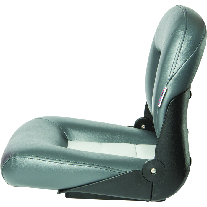 Tempress 54675 Navistyle Low-Back Boat Seat, Charcoal/Grey