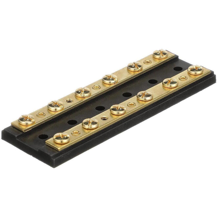 Seachoice 13531 Terminal Block, 6-Gang, Brass Clips and Contacts