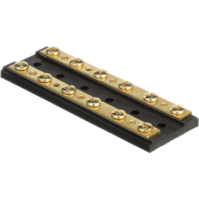 Seachoice 13531 Terminal Block, 6-Gang, Brass Clips and Contacts