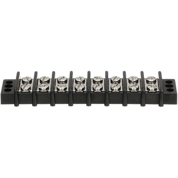 Seachoice 13581 Terminal Block, 8-Gang, Brass Clips and Contacts