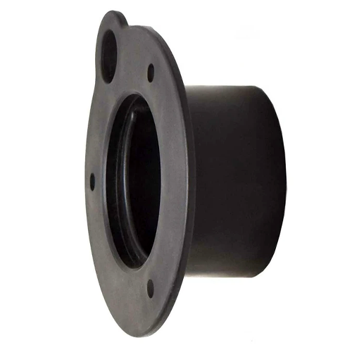 TH Marine RFFHP-1-DP T-H Marine Rigging Flange Hose Union for 2" Hose w/ 3/4", Fuel Hose Port, Black
