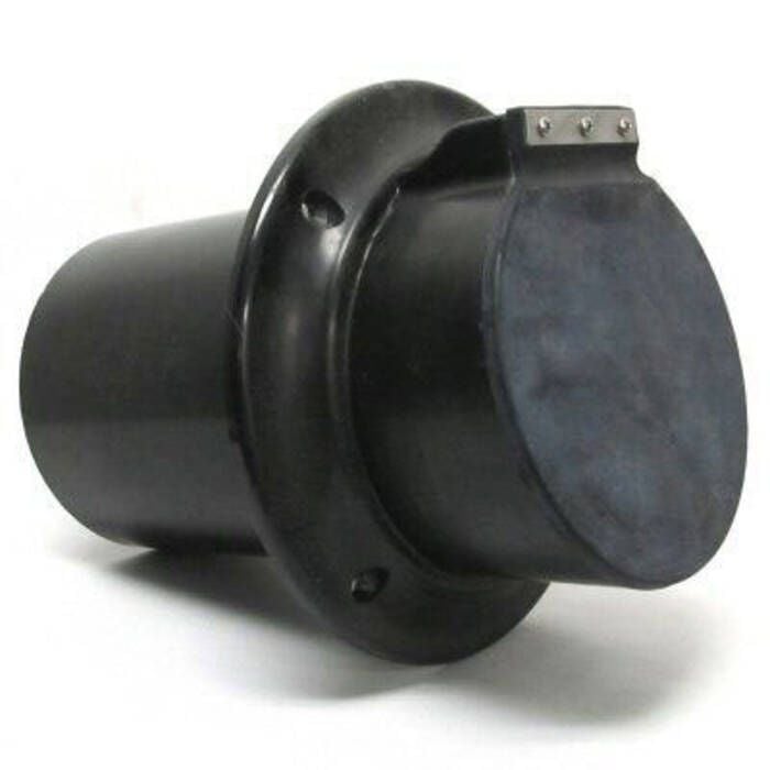 Centek Veratron 1200299 3" Exhaust Thru-Hull, Black w/Flapper