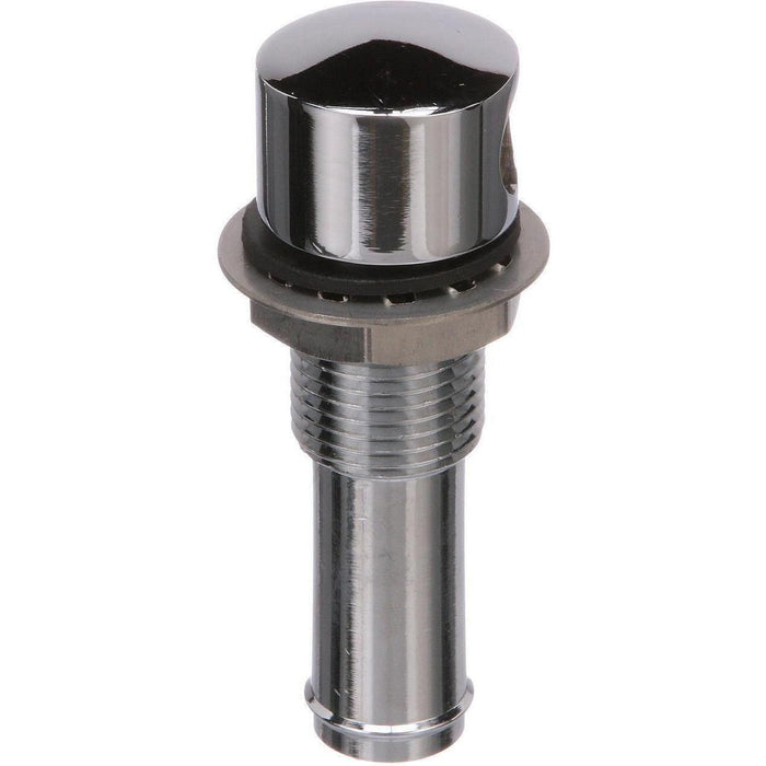 Seachoice 23031 Thru Hull Fuel Tank Vent, Chrome-Plated Brass, 5/8 in.