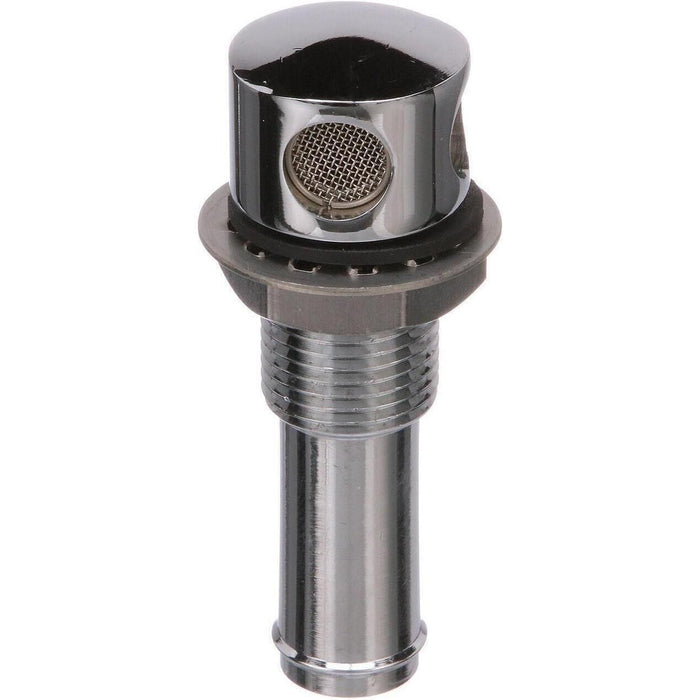 Seachoice 23031 Thru Hull Fuel Tank Vent, Chrome-Plated Brass, 5/8 in.