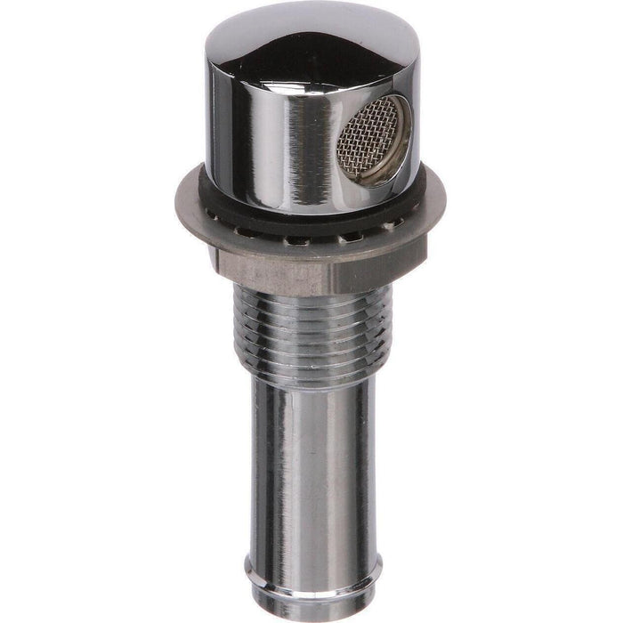 Seachoice 23031 Thru Hull Fuel Tank Vent, Chrome-Plated Brass, 5/8 in.