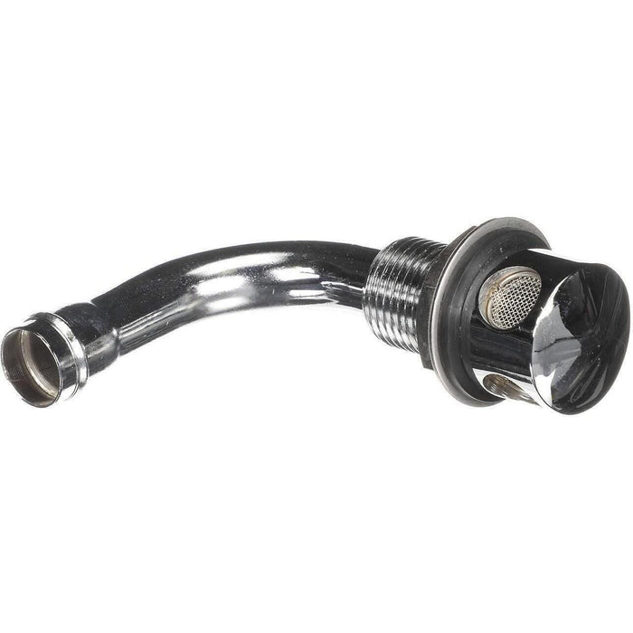 Seachoice 23041 Thru Hall Fuel Tank Vent, Chrome-Plated Brass, 5/8 in., 90 Degree