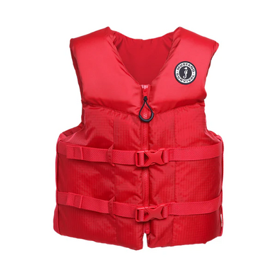 Mustang Survival MV3571-4-0 | – – YOUTH REV FOAM VEST 55-88 lbs - Red