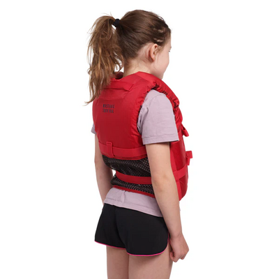 Mustang Survival MV3571-4-0 | – – YOUTH REV FOAM VEST 55-88 lbs - Red