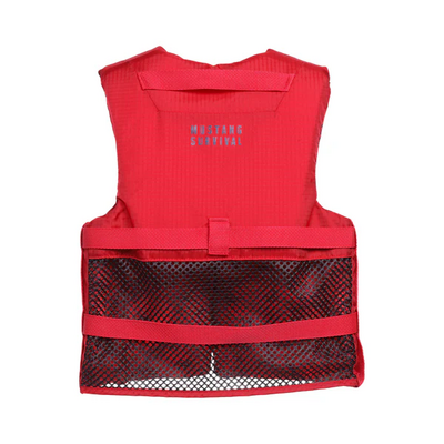 Mustang Survival MV3571-4-0 | – – YOUTH REV FOAM VEST 55-88 lbs - Red