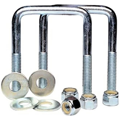 Tie Down Engineering 86230 Zinc Plated Square U-Bolt Kit