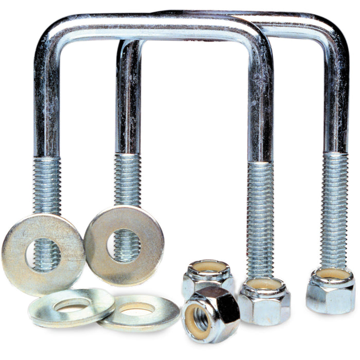 Tie Down Engineering 86210 Zinc Plated Square U-Bolt Kit