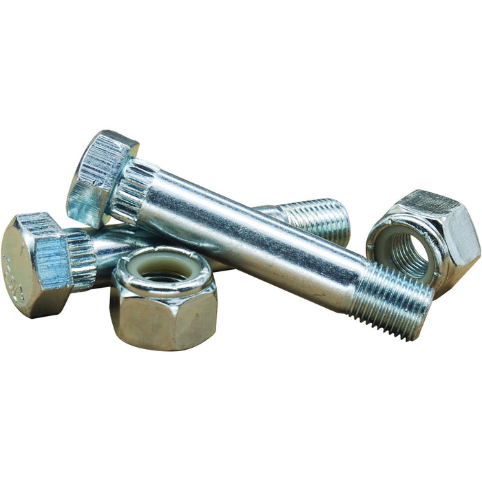 Tie Down Engineering 86250 Fluted Zinc Shackle Bolts w/Nuts, For Spring Hanger Brackets (2 Per Pack)