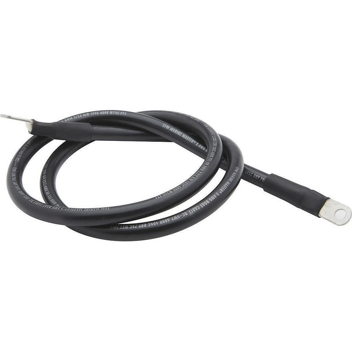 Seachoice 63003 Tinned Copper Battery Assembly, 2 AWG, Black, 4'