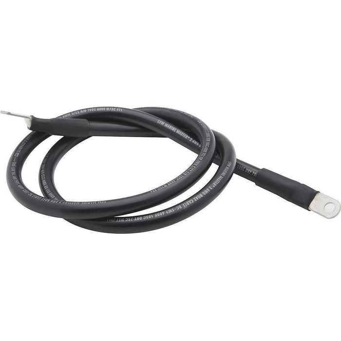 Seachoice 63023 Tinned Copper Battery Assembly, 4 AWG, Black, 4'