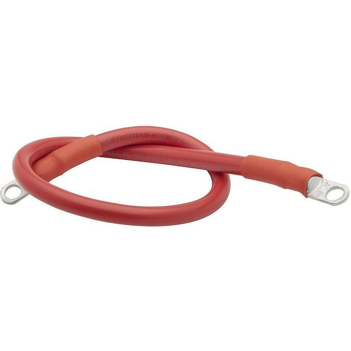Seachoice 63011 Tinned Copper Battery Assembly, 2 AWG, Red, 2'