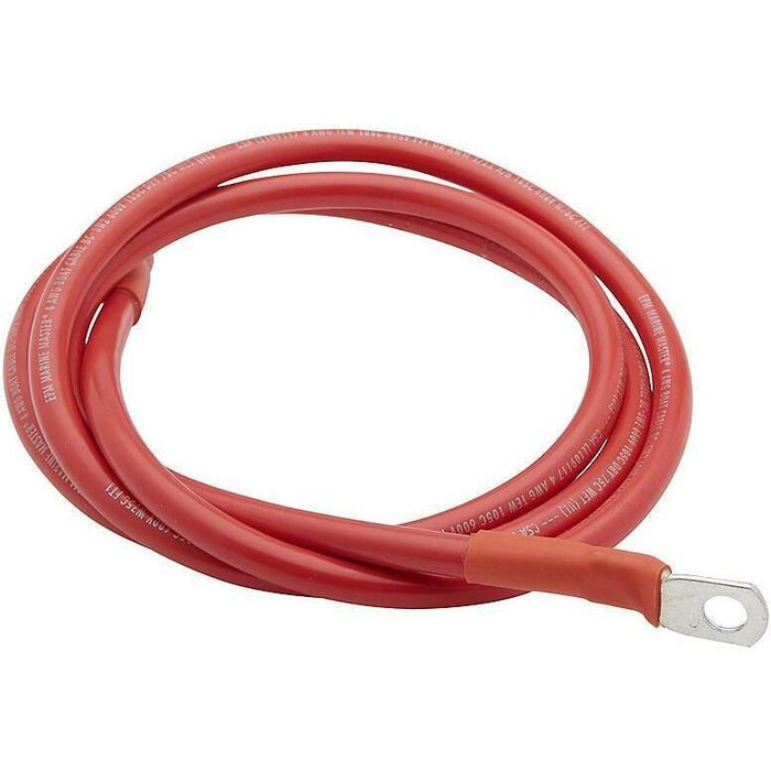 Seachoice 63034 Tinned Copper Battery Assembly, 4 AWG, Red, 6'