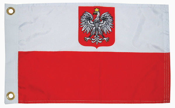 Taylor Made 93233 Poland with Eagle Flag, 12" x 18"