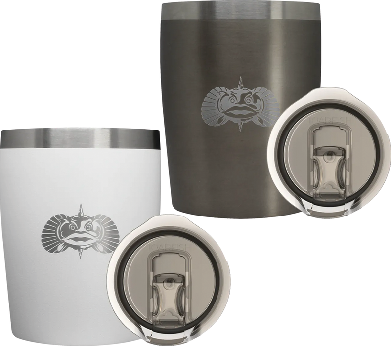 Toadfish Non-Tipping 10oz Rocks Tumbler - White