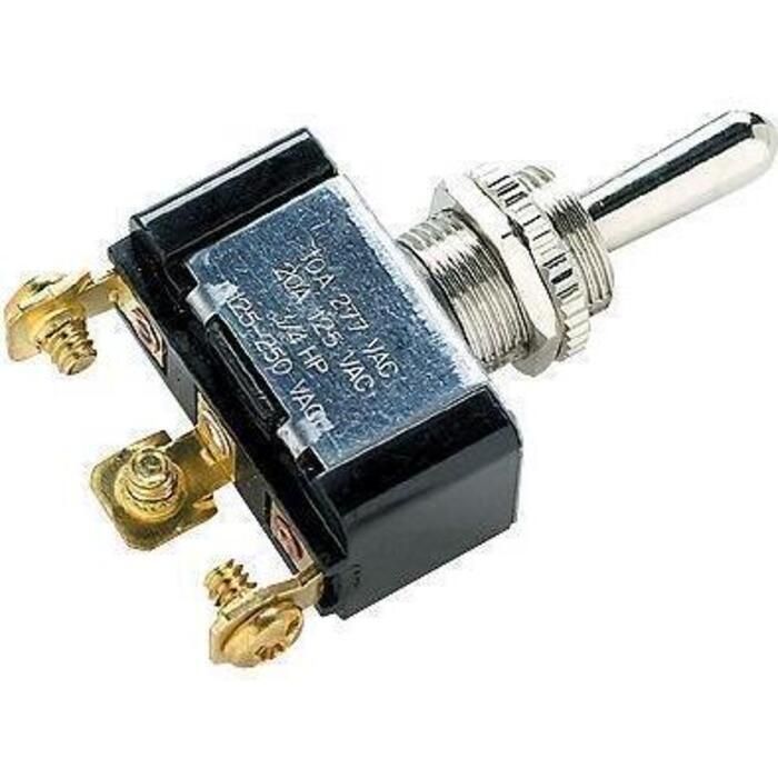 Seachoice 12161 3-Position Boat Toggle Switch, Momentary On/Off/Momentary On